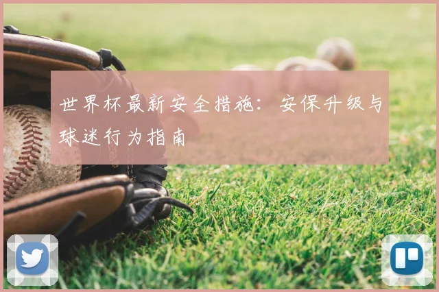 世界杯最新安全措施：安保升级与球迷行为指南